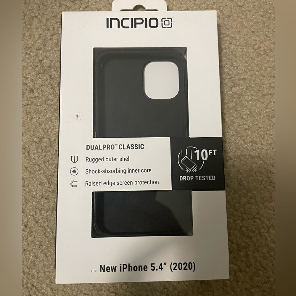 Incipio DualPro Classic Case for iPhone 12 mini - Jet Black
